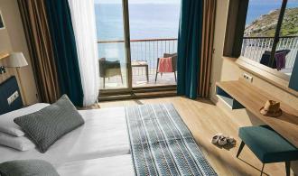 Sarigerme Single with Child Double Room Comfort Sea Side Balcony Schlafen