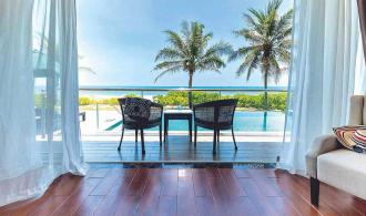 Nam Hoi An One Bedroom Ocean Front Pool Villa Ausblick