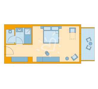 Zimmerskizze Boa Vista Double Room Roomhopper