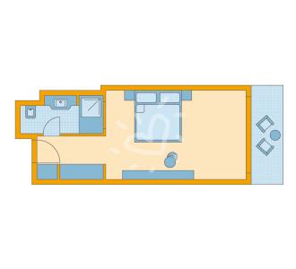 Zimmerskizze Sarigerme Double Room Economy