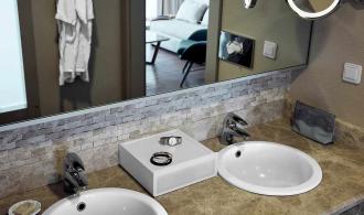 Sarigerme Suite Classic Jacuzzi Sea View Badezimmer