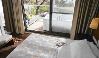 Sarigerme Suite Classic Jacuzzi Sea View Schlafzimmer